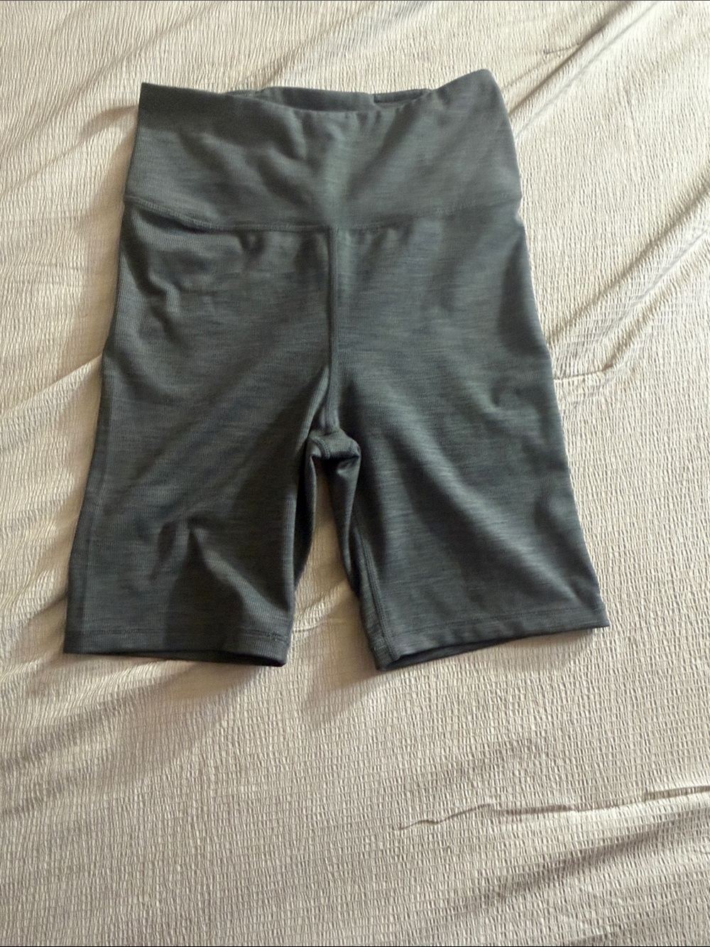 Marine Layer High-Rise Bike Shorts — Charcoal Gray